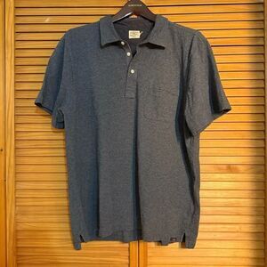 Faherty Men's Blue Polo Shirt size XL